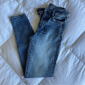 American Eagle high-rise super skinny jeans